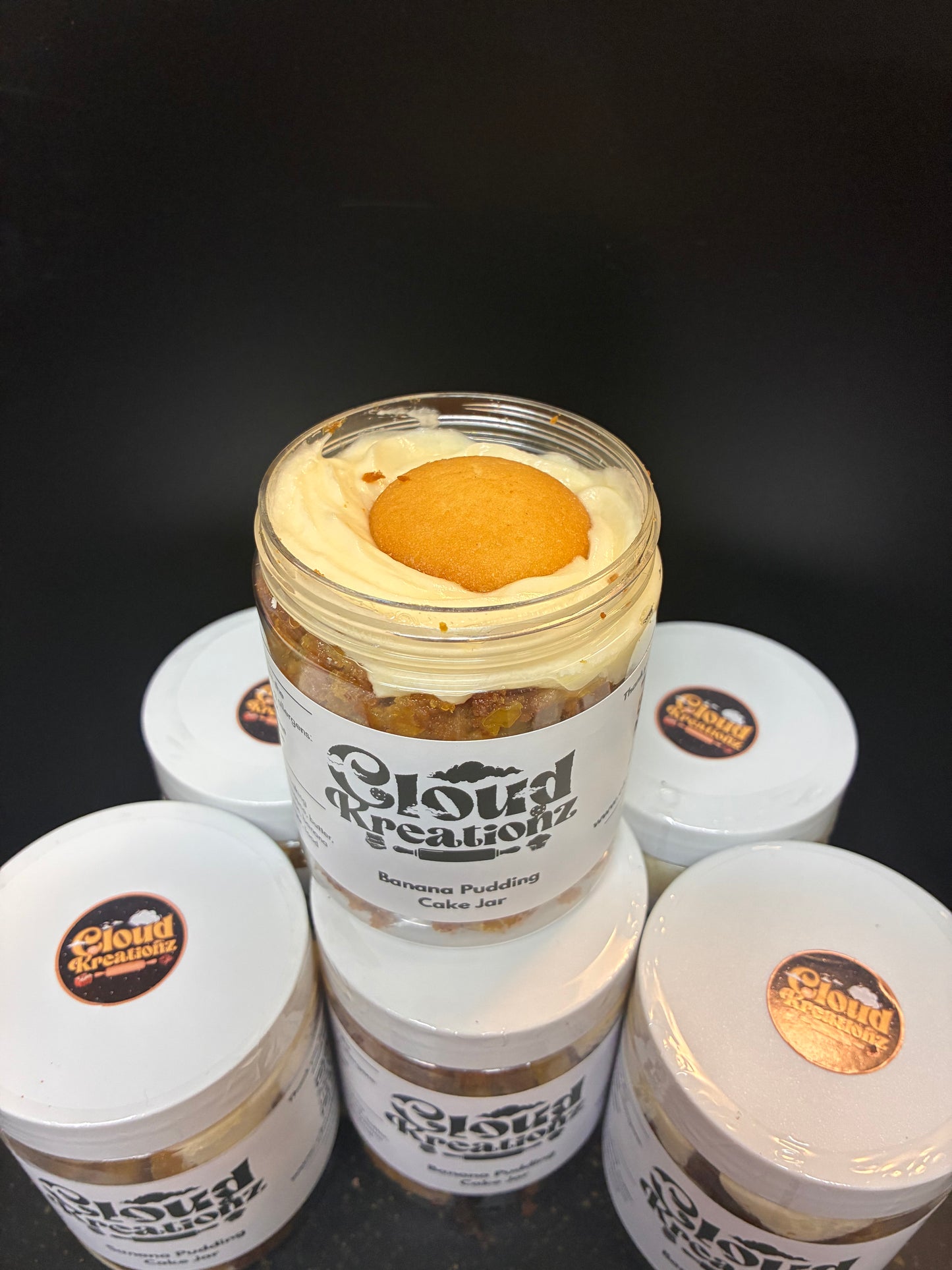 Banana Pudding Cake Jar