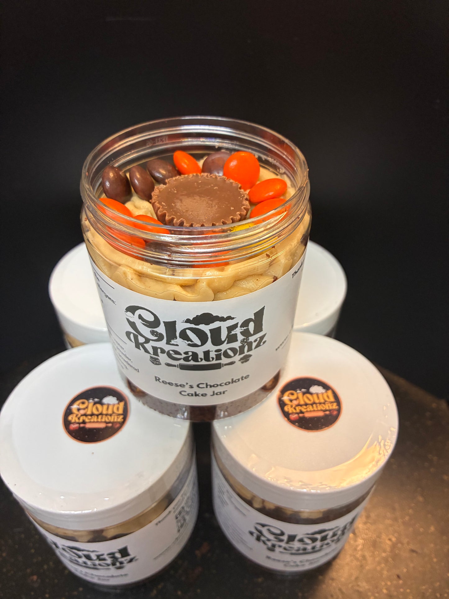 Reese's Chocolate Cake Jar